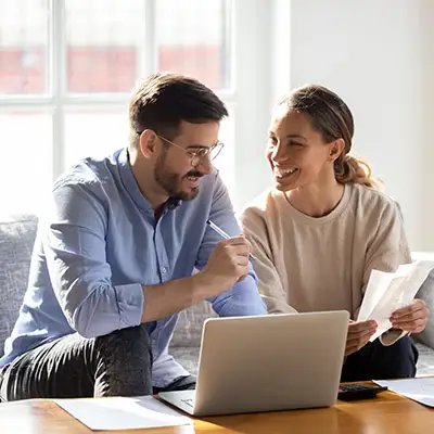 Image of happy couple