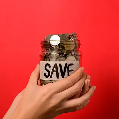 Image of jar full of coins